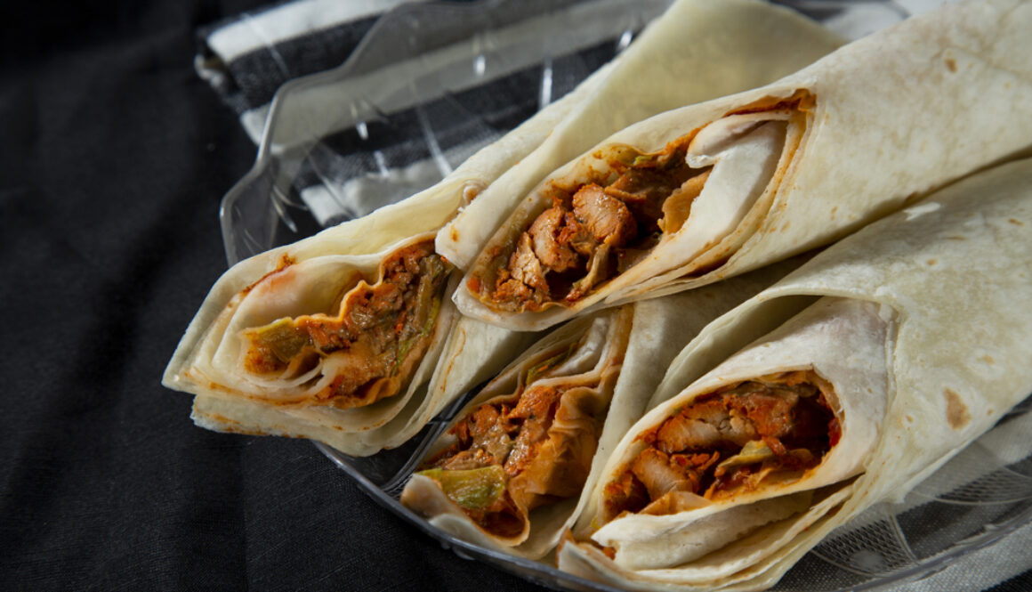 spicy chicken wrap
